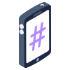 Hashtags icon