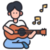 Guitarist icon