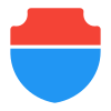 National Highway route for United States with shield logotype icon