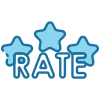 Blue/1.Rate icon