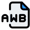 AWB Adaptive Multi Rate is an audio file format that has similar characteristics as AMR icon