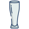 Wheat Beer Glass icon