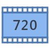 高清720p icon