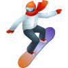 Snowboarder Emoji icon