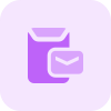 Office mail and envelope icon