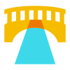 Пешеходный мост icon