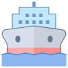 Wassertransportweg icon