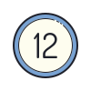 12 Circled icon