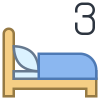 Três camas icon