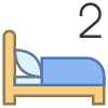 Deux lits icon