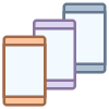 Mehrere Smartphones icon