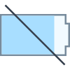 Nessuna batteria icon