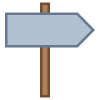 Signpost icon