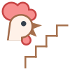 Escada de frango icon