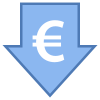 Euro com preço baixo icon