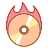 Burn CD icon