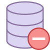 Rimuovi Database icon