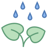 Plante sous la pluie icon