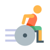 运动型轮椅使用者 icon