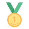 Medaille Erster Platz icon