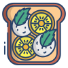 Mozzarella Toast icon