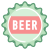 Tappo di bottiglia della birra icon