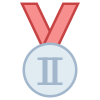 Олимпийская серебряная медаль icon