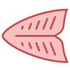 Lleno de pescado fileteado icon