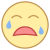 Crying icon