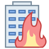 Building on Fire icon