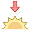 Puesta de sol icon