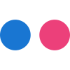 外部 flickr-an-图像托管服务和视频托管服务徽标-颜色-tal-revivo icon
