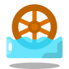 rueda de agua icon