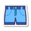 Shorts jeans icon