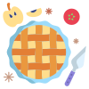 tarte-aux-pommes-externe-gastronomie-icongeek26-flat-icongeek26 icon