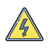 pericolo di elettricità icon