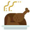 roast turkey icon