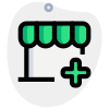 Pharmacy drug store isolated on a white background icon