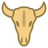 teschio di mucca icon