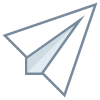 Aereo di carta icon