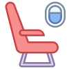 Asiento de vuelo icon