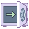 Meter en caja fuerte icon