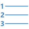 Elenco numerato icon