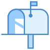 Postfach mit Brief icon