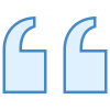 Anführungszeichen unten (links) icon