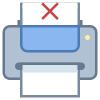 Drucker ohne Papier icon