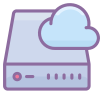 Cloud Speicherplatz icon