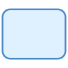 Rectangle arrondi icon