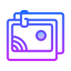 Стопка фотографий icon