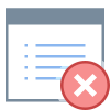 Delete Document icon